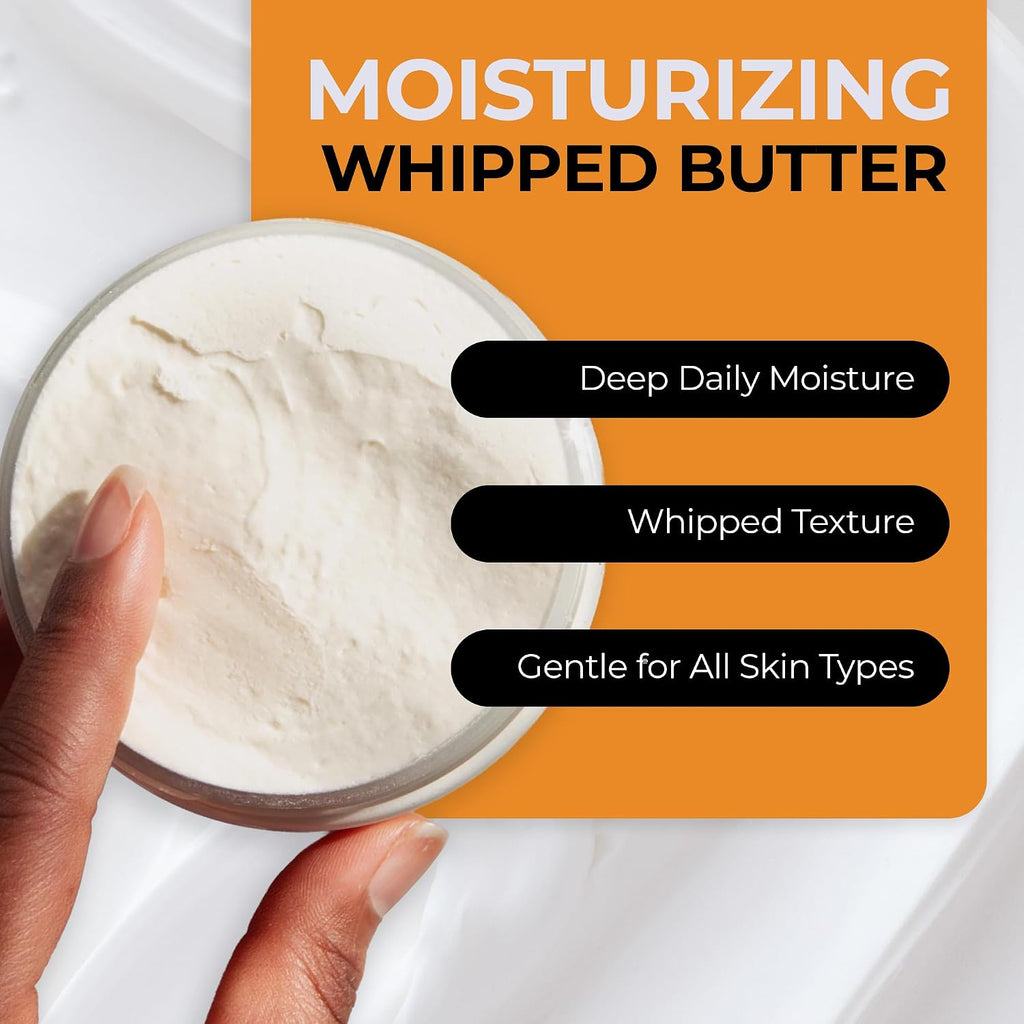 Ra Cosmetics Whipped African Shea Butter With Cotton Candy – 100% Whipped Shea Body Butter From Ghana – Moisturizing Natural Skincare For Dry Skin, Hair, Scalp – Nourishes, Softens & Hydrates – 12Oz