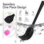 Hotec 600℉ Heat Resistasnt Basting Brushes, Bpa Free Silicone Pastry Brush, Spread Oil Butter Sauce Marinades For Bbq Grill Barbecue Baking Kitchen Cooking Dishwasher Safe (Black 2)