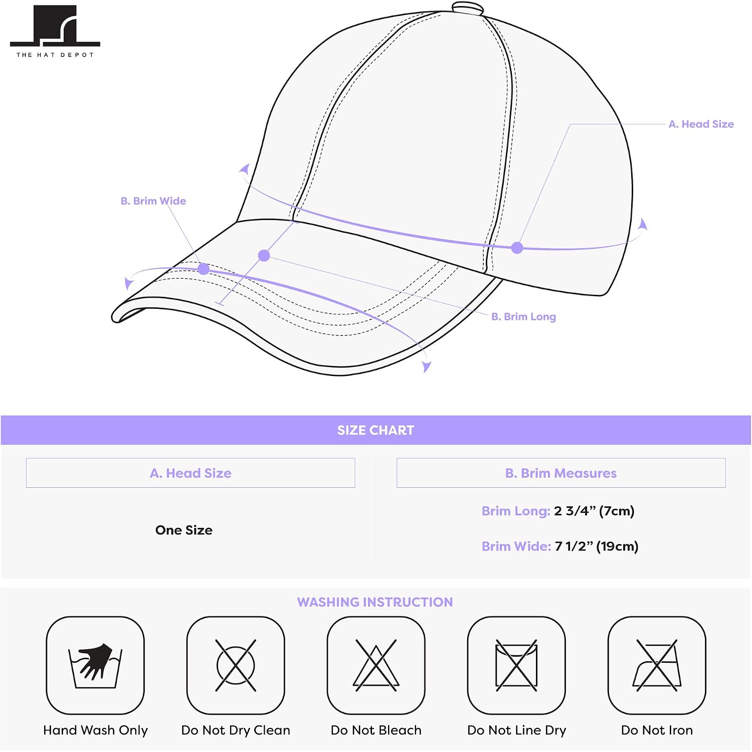 Cotton Baseball Cap Dad Hat – Washed Low Profile Adjustable Hat For Men Women Casual Outdoor Running Golf