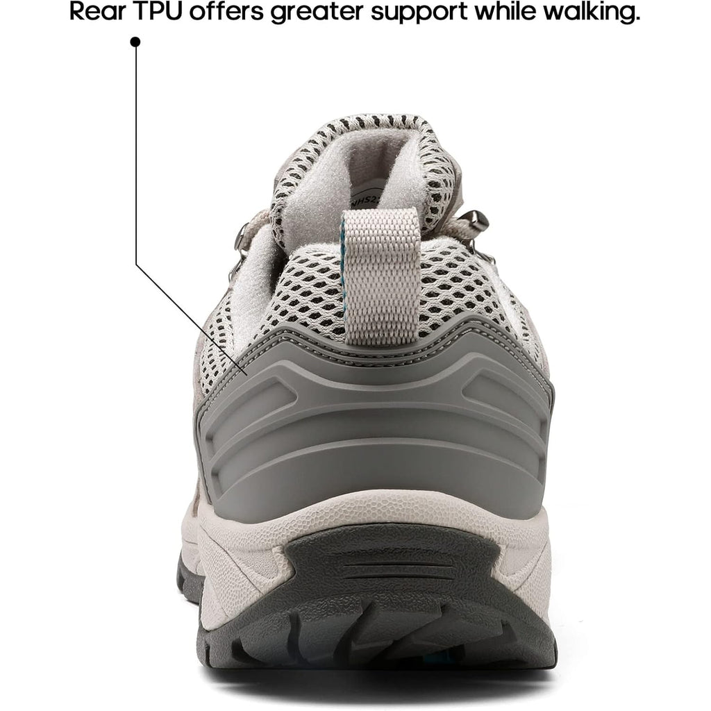 Nortiv 8 Women'S Hiking Shoes Lightweight Breathable Mesh Walking Sneakers Outdoor Work Shoes Wander