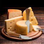 6 Piece Cheese Knives Set with Wooden Handle, Mini Steel Stainless Cheese knife set for Charcuterie and Cheese spread, Perfect for Cheese Slicer and Butter Cutter (Cheese Knife Set-6)