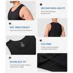 Bamboo Cool Men'S Tank Top Undershirts Moisture Wicking Breathable, Fitted Ruglar Fit T Shirts For Men 3 Pack