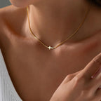 Rotnso Cross Necklace for Women 14K Gold Silver Plated Dainty Small Cross Pendant Choker Simple Trendy Cute Cross Charm Chain Necklace Easter Basket Stuffers Baptism Religious Faith Jewelry Gift
