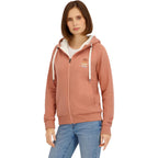 Billabong Women'S Full Zip Sherpa Lined Hoodie Jacket