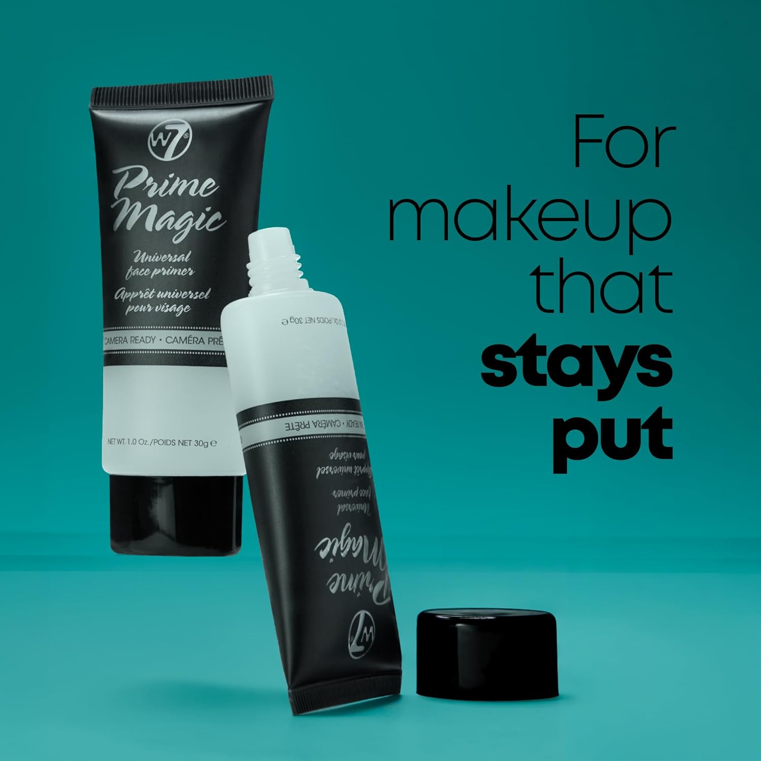 W7 Prime Magic Face Primer - Clear Makeup Base Priming Formula For Flawless Skin - Vegan Makeup