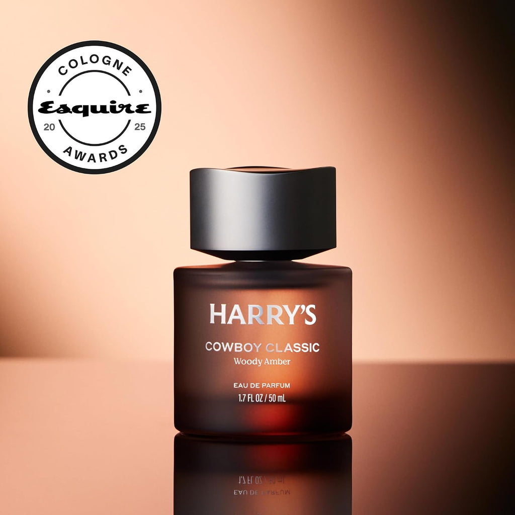 Harry'S Cowboy Classic Men'S Cologne - Woody Amber Scent - 1.7 Fl Oz - Notes Of Bergamot, Cedarwood & Musk - Long-Lasting Eau De Parfum Men'S Fragrance