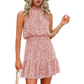 Summer Dress For Women Chiffon Blouses Skirt Spaghetti Sleeveless Tops Halter Ruffle Romper Sun Flowy Summer Outfits
