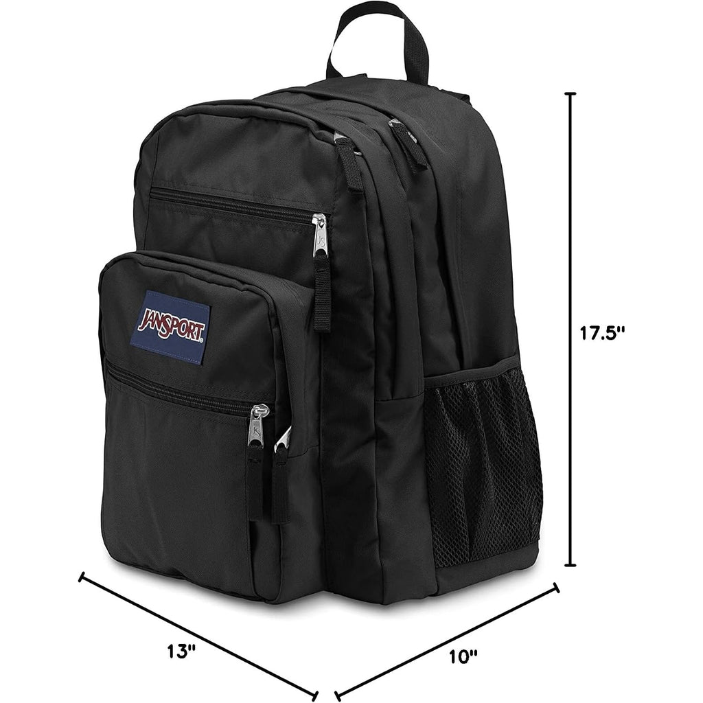 Jansport Big Student Backpack (Black/Black, One Size)