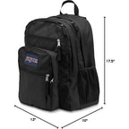 Jansport Big Student Backpack (Black/Black, One Size)