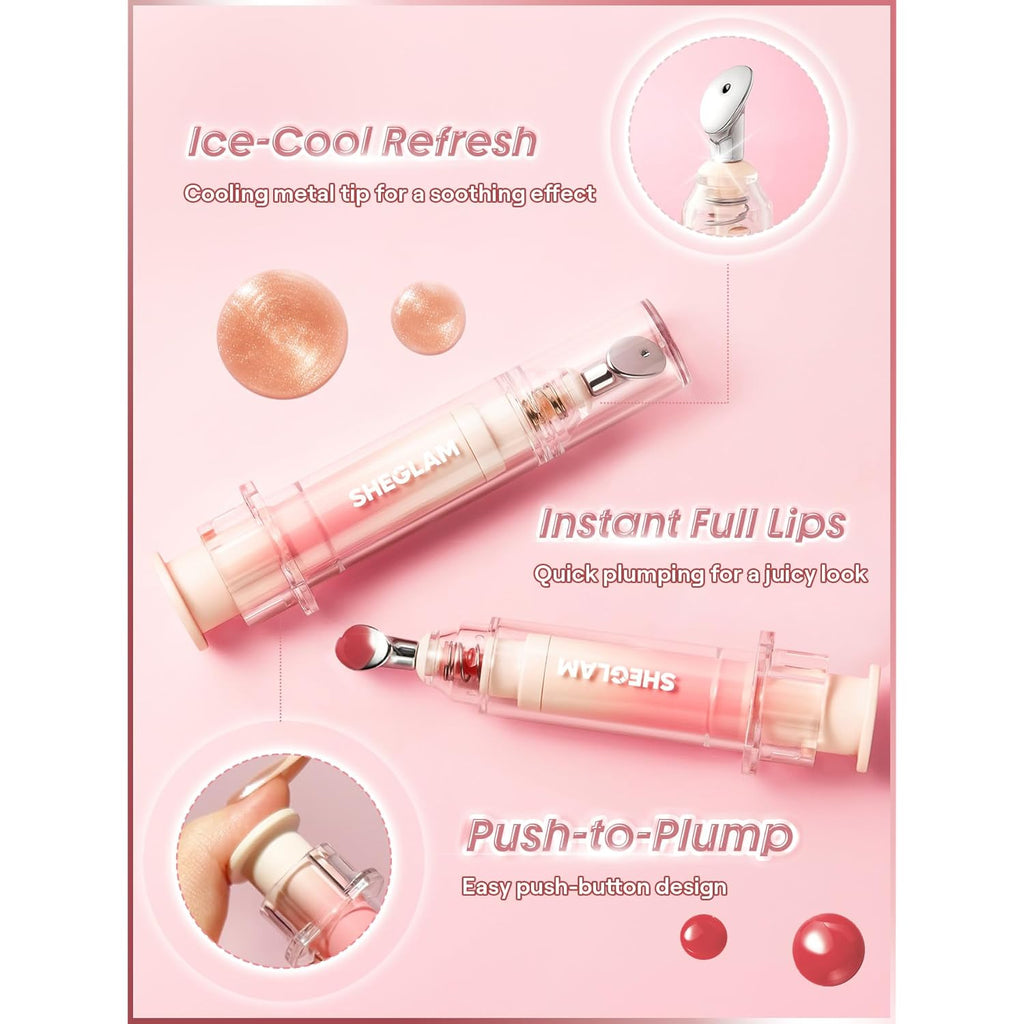 SHEGLAM Booster Shine Plumping Lip Gloss-Get Started