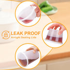 60 Sets Deli Containers With Lids, 32/16/8 Oz X 20 Set Each, Leak-Proof & Bpa Free Airtight Stackable Takeout Plastic Food Storage Containers, Freezer/Microwave/Dishwasher Safe