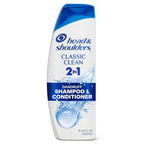Head & Shoulders Anti-Dandruff Shampoo And Conditioner, Classic Clean 2-In-1, 1% Pyrithione Zinc, Flake Control, Deep Clean, Scalp Care, Fresh Scent, 8.45 Fl Oz
