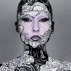 Mehron Edge Face & Body Paint| Professional Water-Activated Face Paint Makeup | Made In The Usa | For Cosplay, Halloween, & Sfx (White)