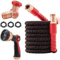 Pocket Hose Ballistic 50 Ft Expandable Garden Hose, No-Kink, As Seen On Tv | Anti-Burst Sleeve Reinforced With Bulletproof Fiber, 360° Swiveling Pocket Pivot Connector, Lightweight Compact Design