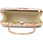 Longing To Buy Hand Crafted Designer Box Clutch - Zari Embroidery For Women