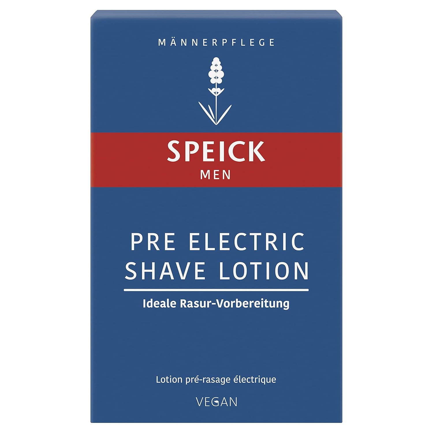 Speick Men Pre Electric Shave Lotion with Relaxing Lavender Oil and a Blend of Essential Oils, Natural Vegan Skin Care, 3.4 Fluid Ounces