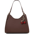 Brown Leather Tote Bag For Women Slouchy Purse Hobo Shoulder Bag Designer Handbags For Work Shopping Daily