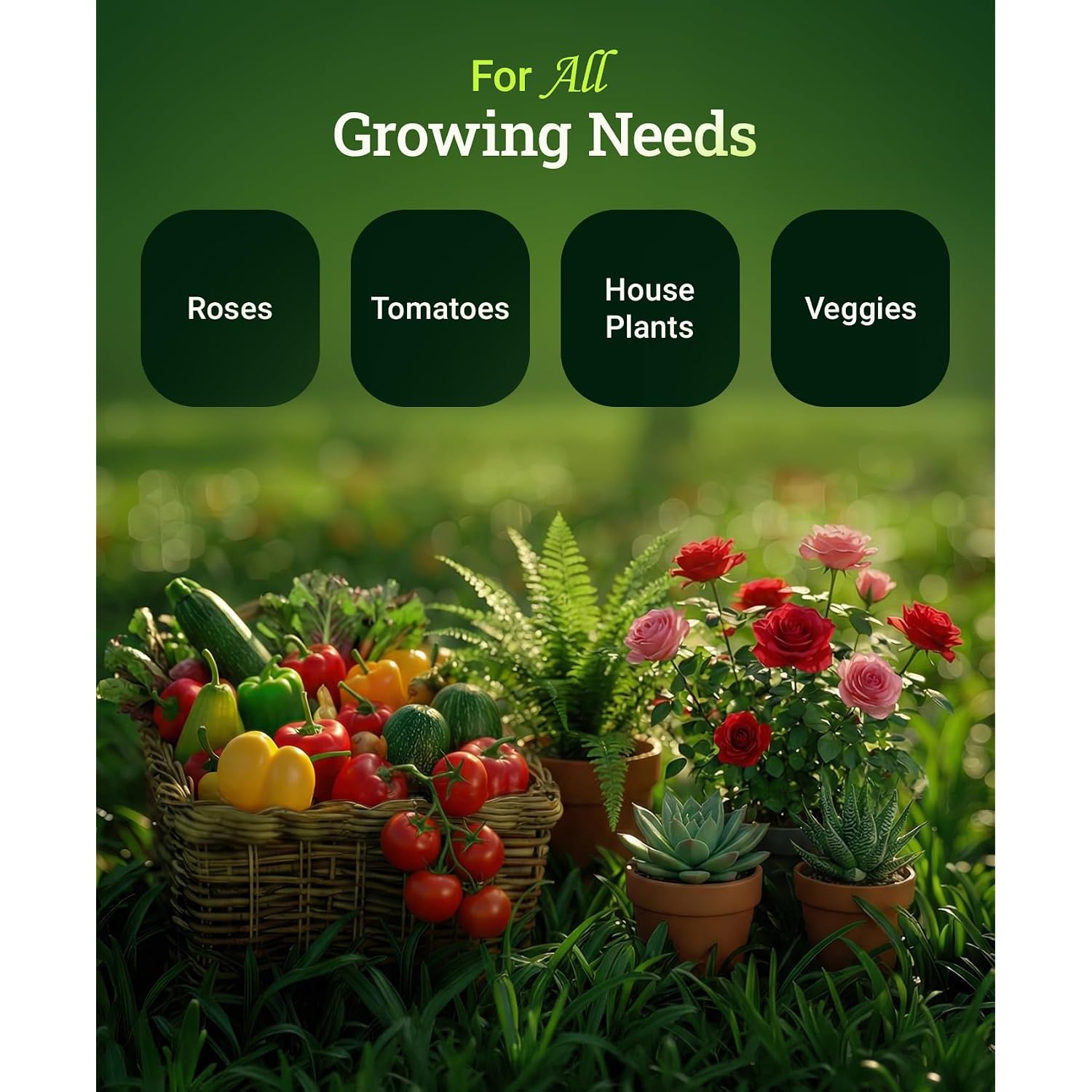 Foxfarm Grow Big Liquid Plant Food - 6-4-4 House Plant Fertilizer For Lush Vegetative Growth, Fast Nutrient Uptake For Roses, Tomatoes & Veggies - Quart Size Concentrate