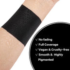 3Pcs Black Face Body Paint Stick Set For Adults, Non-Toxic Hypoallergenic Eye Black Sticks For Halloween Baseball, Softball, Football, Lacrosse, Soccer, Hockey