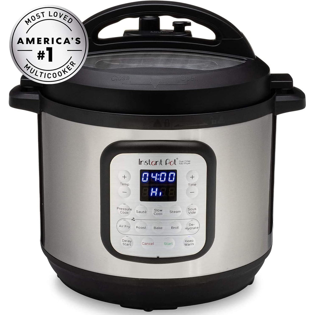 Instant Pot Duo Crisp 11-In-1 Air Fryer And Electric Pressure Cooker Combo With Multicooker Lids That Air Fries, Steams, Slow Cooks, Sautés, Dehydrates, & More, Free App With Over 800 Recipes, 6 Quart