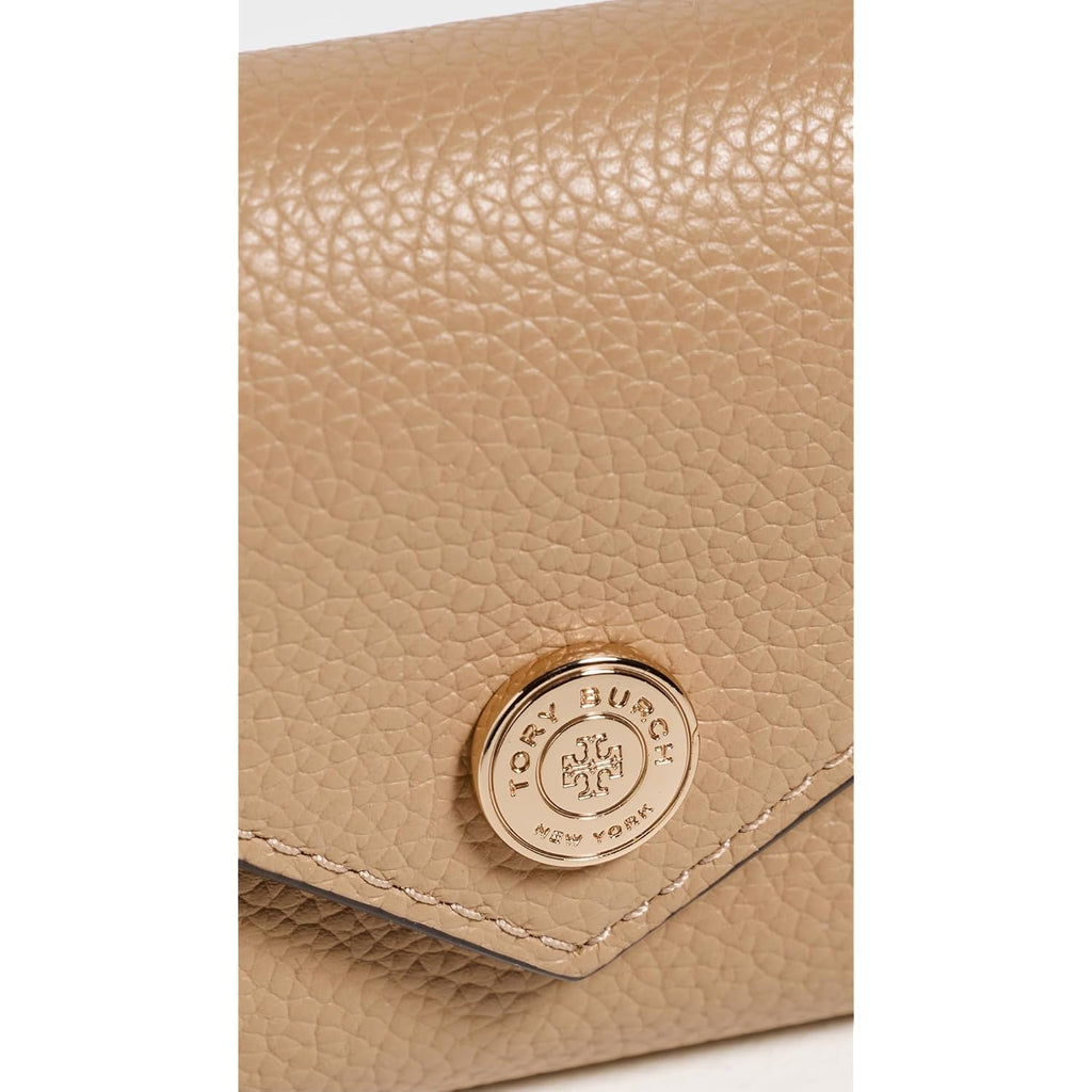 Tory Burch Women's Pebble Envelope Small Wallet, Biscotti, One Size