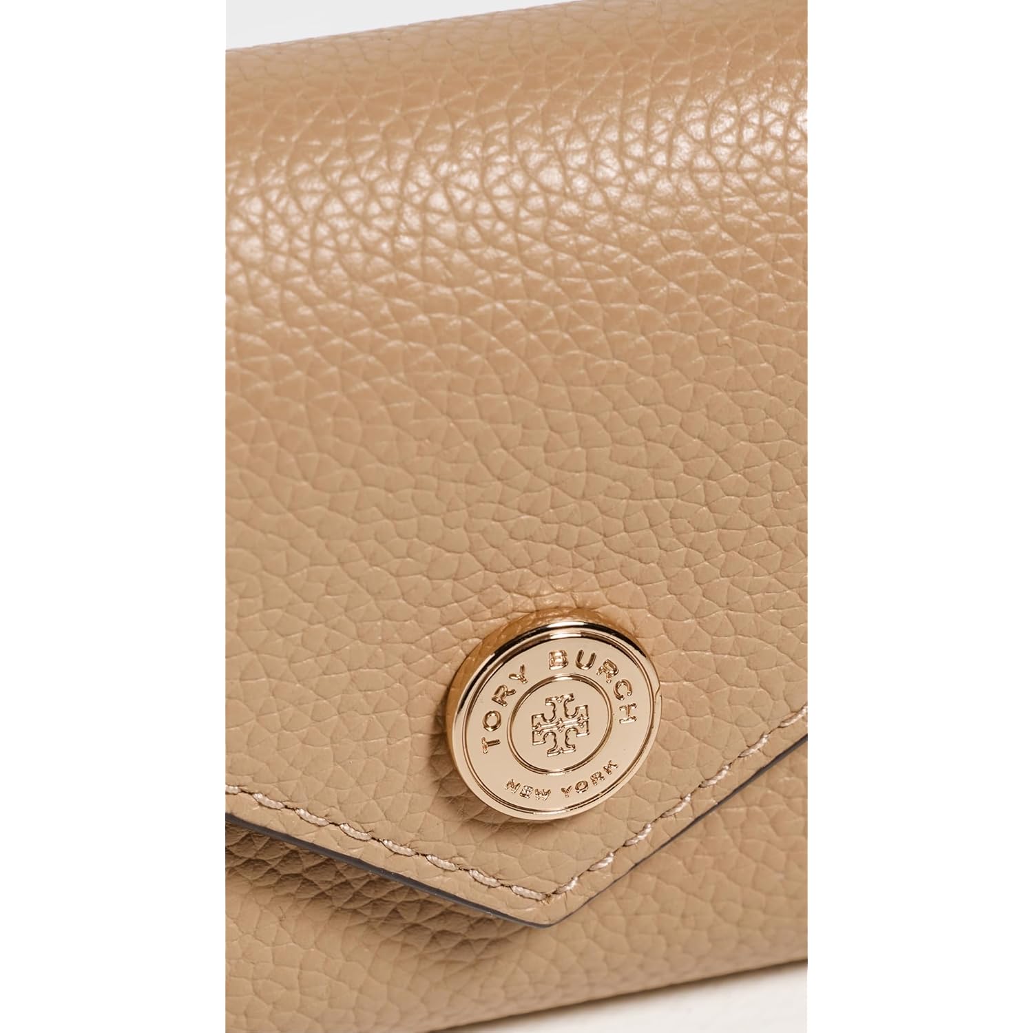 Tory Burch Women's Pebble Envelope Small Wallet, Biscotti, One Size