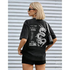 Uoua Mens Graphic Tees Vintage Oversized T-Shirts Casual Acid Wash Cotton Streetwear (S-2Xl)