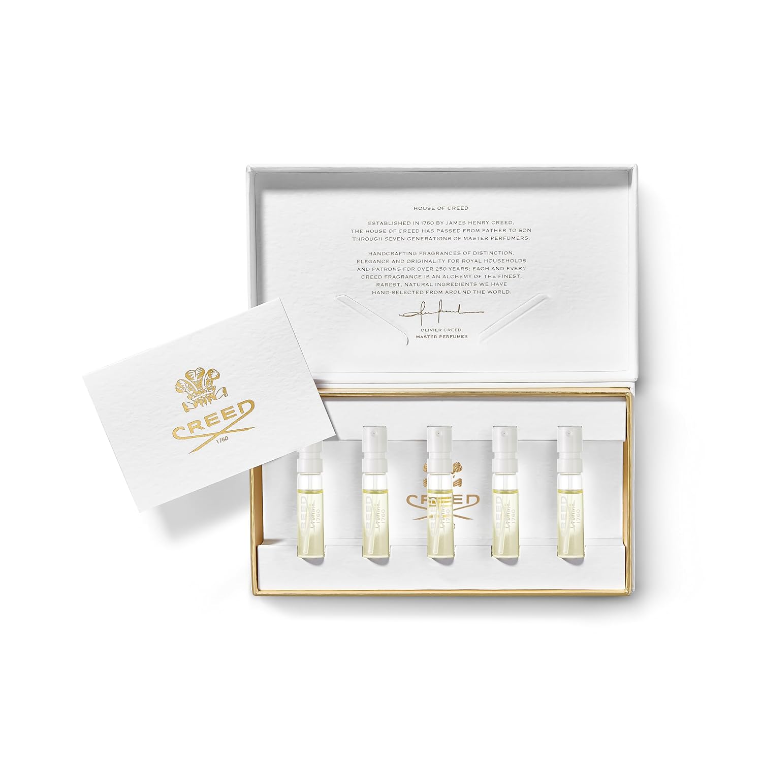 Creed Women’s Inspiration Sample Set, Luxury Fragrance Set with 5 Signature Scents, 1.7ML x 5