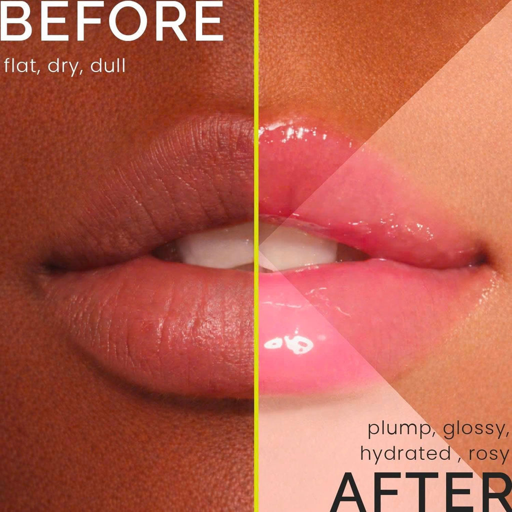 Je'MYU Korean Lip Gloss with Glycerin & Peptide – Instant Hydration & Plumping, Glassy Natural Pink Tint, Non-Sticky Daily Wear, 4.5 ml