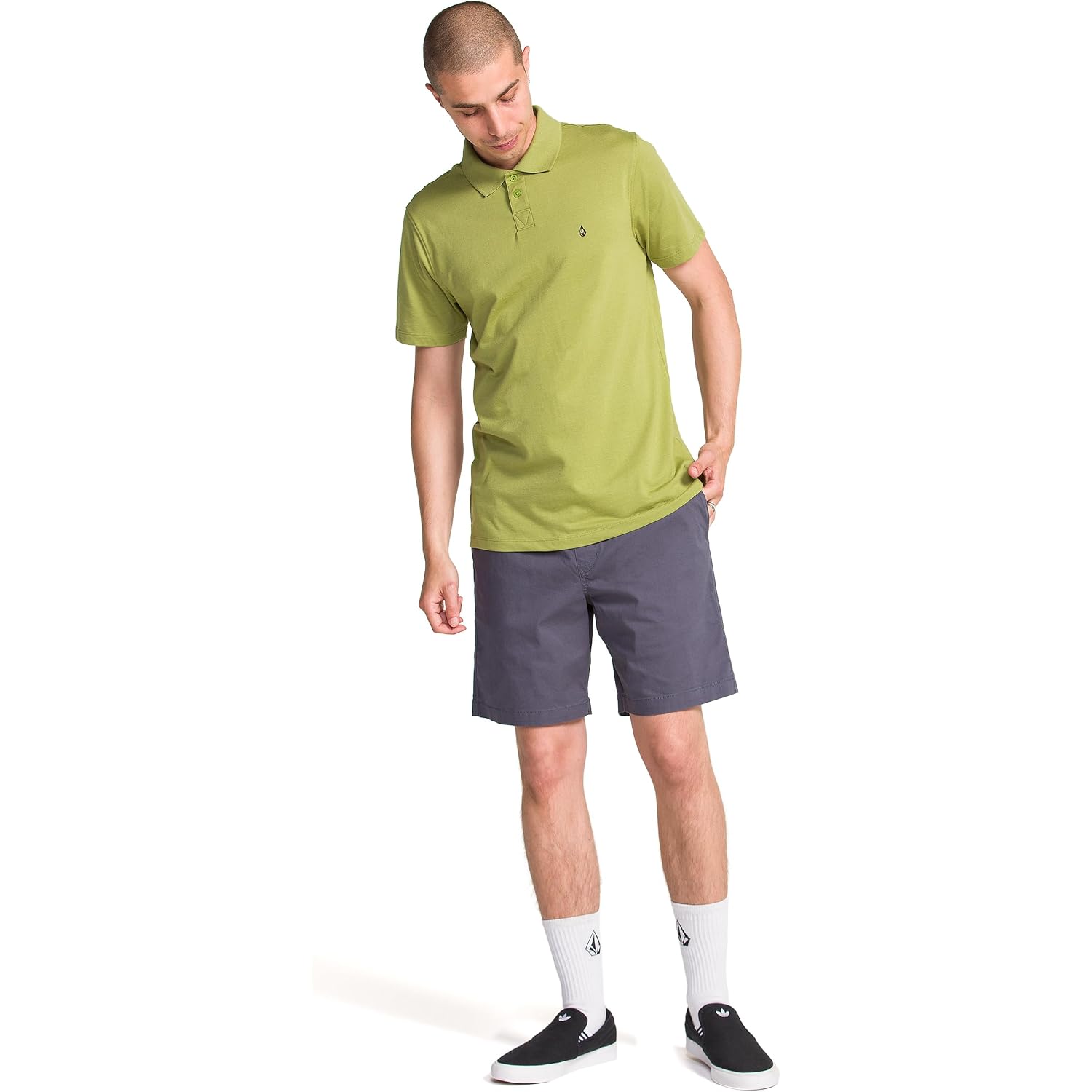 Volcom Men'S Road Trip Elastic Waist 19" Relaxed Fit Short