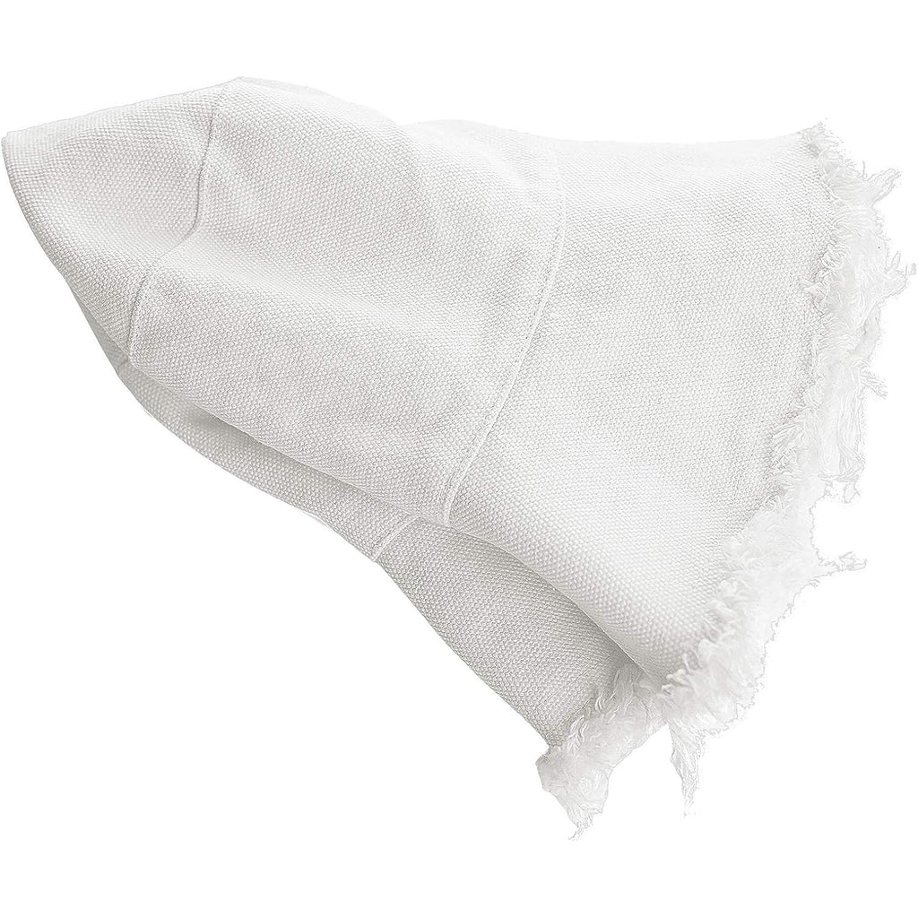Womens Bucket-Hat Distressed Sun-Protection Washed-Cotton - Summer Wide Brim Beach Cap(7 1/8 Size) (White 01)