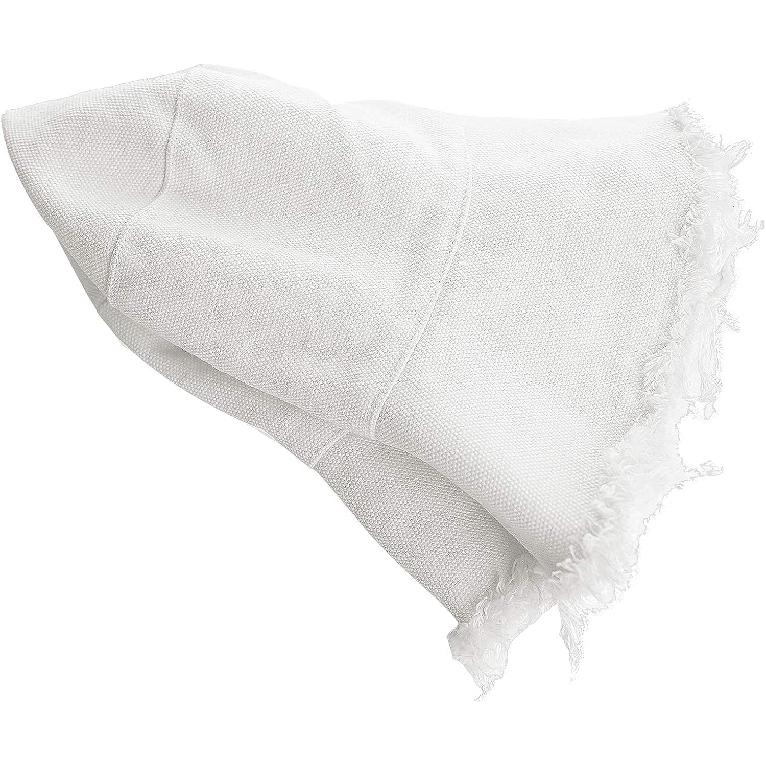 Womens Bucket-Hat Distressed Sun-Protection Washed-Cotton - Summer Wide Brim Beach Cap(7 1/8 Size) (White 01)