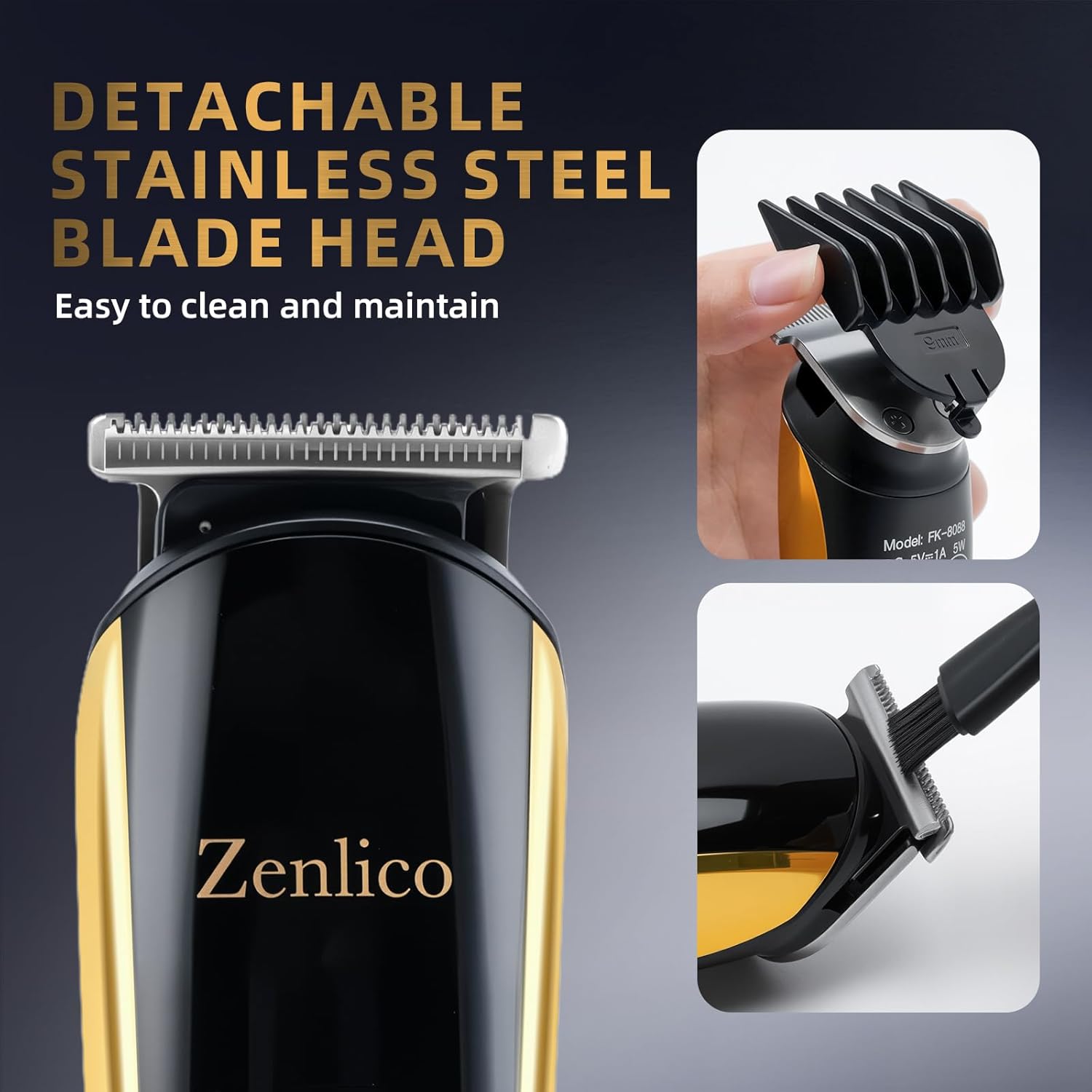 Beard Trimmer for Men, Rechargeable Men's Hair Trimmer for Mustache, Electric Razor & Body Grooming Kit for Beard, Face, Groin & Manscaping, Birthday Valentines Ideal Gift for Men