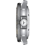 Tissot Mens Tissot Seastar 2000 Professional Powermatic 80 316L Stainless Steel Case Automatic Watch, Black, Rubber, 22 (T1206071744101)
