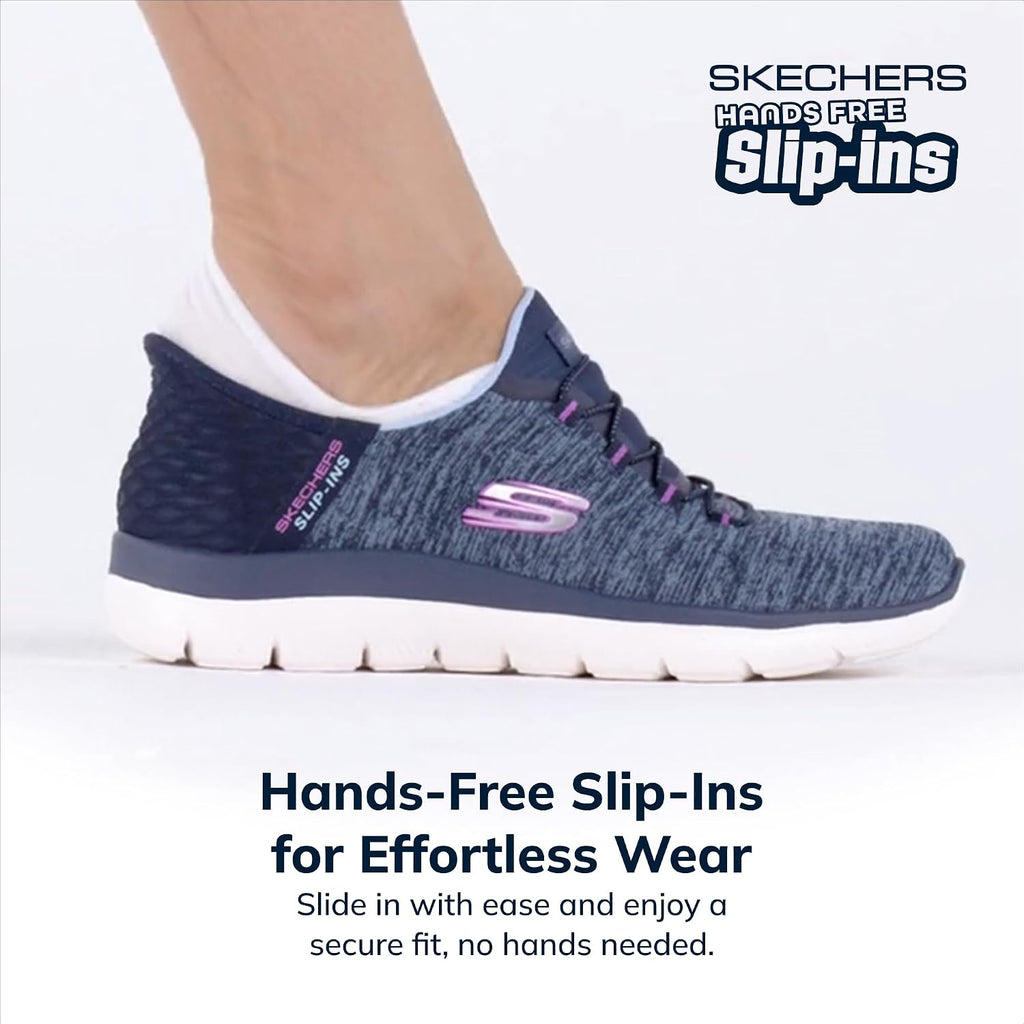 Skechers Women'S Summits Dazzling Haze Hands Free Slip-Ins Sneaker