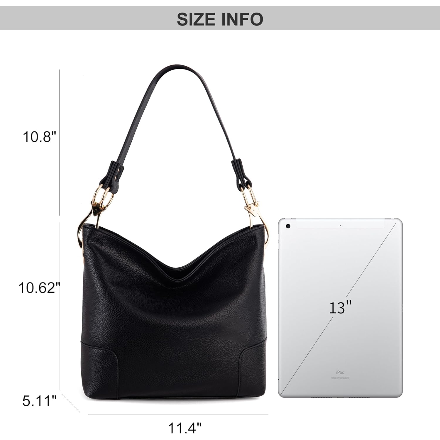 Montana West Hobo Bags for Women Top Handle Satchel Shoulder Purse Bucket Handbag