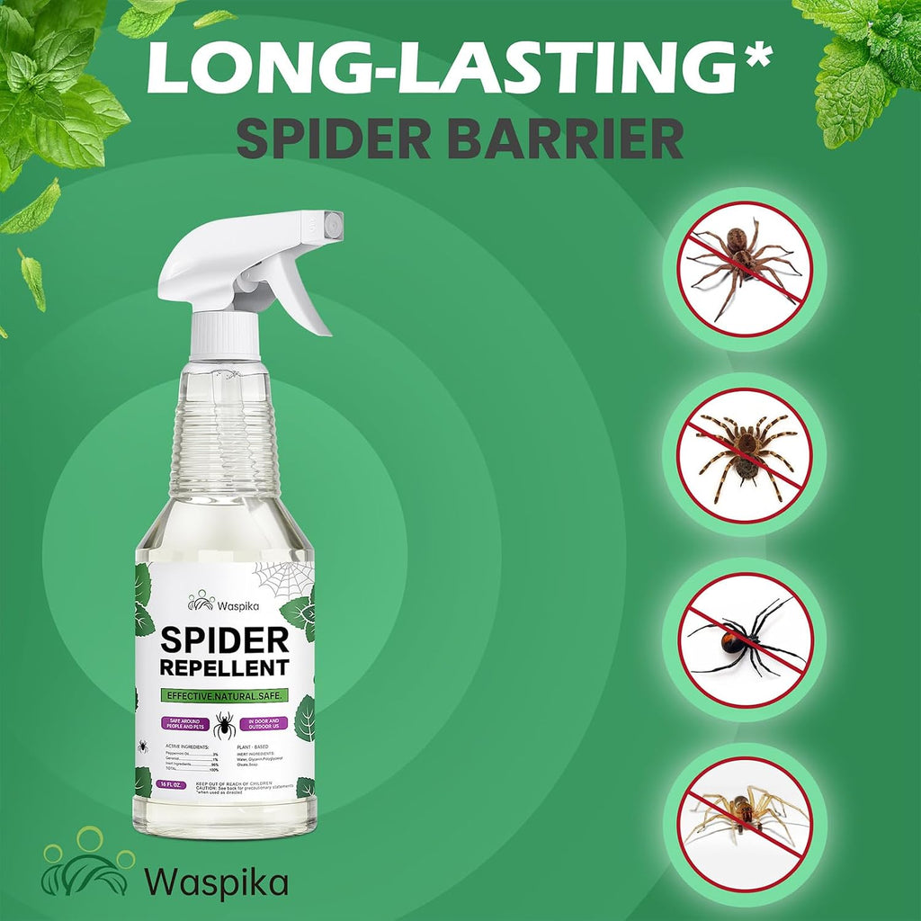 Peppermint Oil Insect And Spider Repellent Spray, Repels And Kills Ants And Bugs, Extra Strength Natural Plant Based Pest Control For Home, Kitchen And Garden, Safe For Family And Pets, 16 Oz