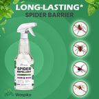 Peppermint Oil Insect And Spider Repellent Spray, Repels And Kills Ants And Bugs, Extra Strength Natural Plant Based Pest Control For Home, Kitchen And Garden, Safe For Family And Pets, 16 Oz