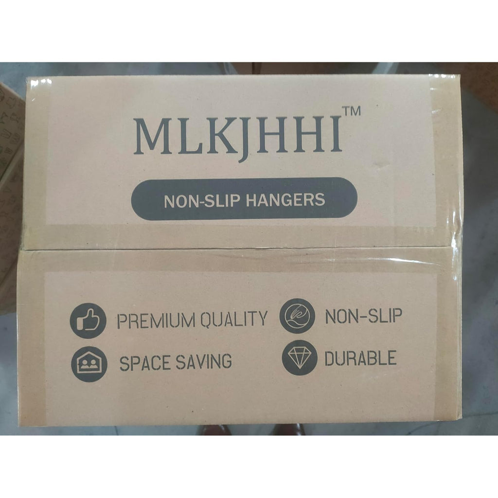 60 Pack Heavy Duty Plastic Hangers, Non Slip Clothes Hangers With Rubber Pads And 360° Hook - Thin Space Saving Hanger, Closet Organizer For Shirt, Pants, Suit, Skirt,Coat - Gray