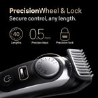 Braun Series 9 All-in-One Multi Grooming Kit for Men, 13-in-1 Beard Trimmer, Body Groomer, Hair Clipper and Manscaping for Face & Body, 9440