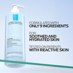 La Roche-Posay Toleriane Moisturizing Milky Cleanser, Gentle Face Cleanser With Glycerin For Dry, Sensitive & Allergy-Prone Skin, Face Wash For Hydration, Makeup Remover Cleanser, 13.5Fl Oz