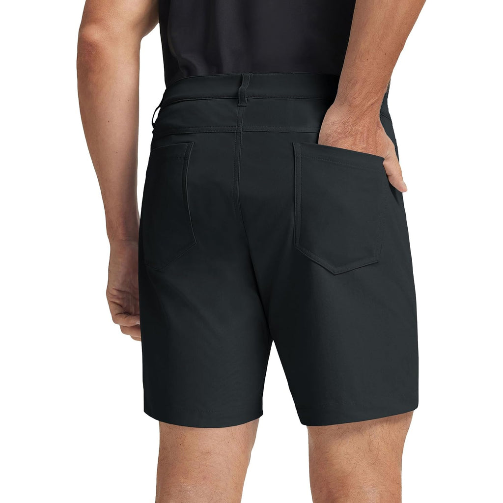 M Maelreg Golf Shorts Men 7" 9" Inseam Lightweight Quick Dry Stretch Flat Front Casual Moisture Wicking Mens Dress Shorts