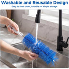 Fan Cleaning Brush, Cn1St 2Pcs Brush Reusable Removes Dirt From Fans, Air Conditioning, Home, Car Vents Curtain