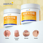 ASDToTio Urea Cream 42% - Foot Care for Dry Cracked Heels, Foot Lotion - With 2% Salicylic Acid, Tea Tree Oil, Shea Butter, Aloe Vera - For Feet, Hands, Heels, Elbows, Knees and More - 6 oz