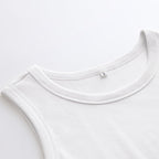 Womens Sleeveless High Neck Tank Tops Fashion Summer Casual Basic Slim Fit Ribbed Racerback Top Shirt Clothes