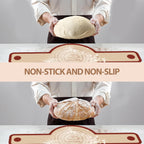 2 Pcs Silicone Bread Sling For Dutch Oven, Red | Non-Stick & Reusable Bread Baking Supplies With Extra Long Handles, Easily Transfer Sourdough, Dishwasher Safe, Round