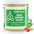Green Goo Skin Repair Healing Salve, Natural Body & Face Moisturizer With Aloe Vera, Improves Skin'S Appearance, Great For Scarring & Wrinkles, 4 Oz