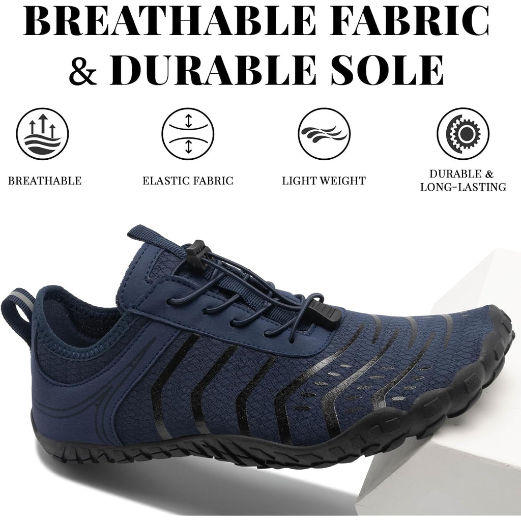 2026 New Hiking Barefoot Shoes Womens Mens Footwear,Wide Toe Box Water Shoe For Women Men,Zero Drop Comfortable & Non-Slip Barefoot Vitality Shoe Women'S Athletic Footwear For Walking Hiking