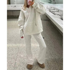 Women Bow Embroidery Hoodie Teen Girls Cute Graphic Hooded Loose Preppy Y2K Long Sleeve Pullover Hoodie Tops
