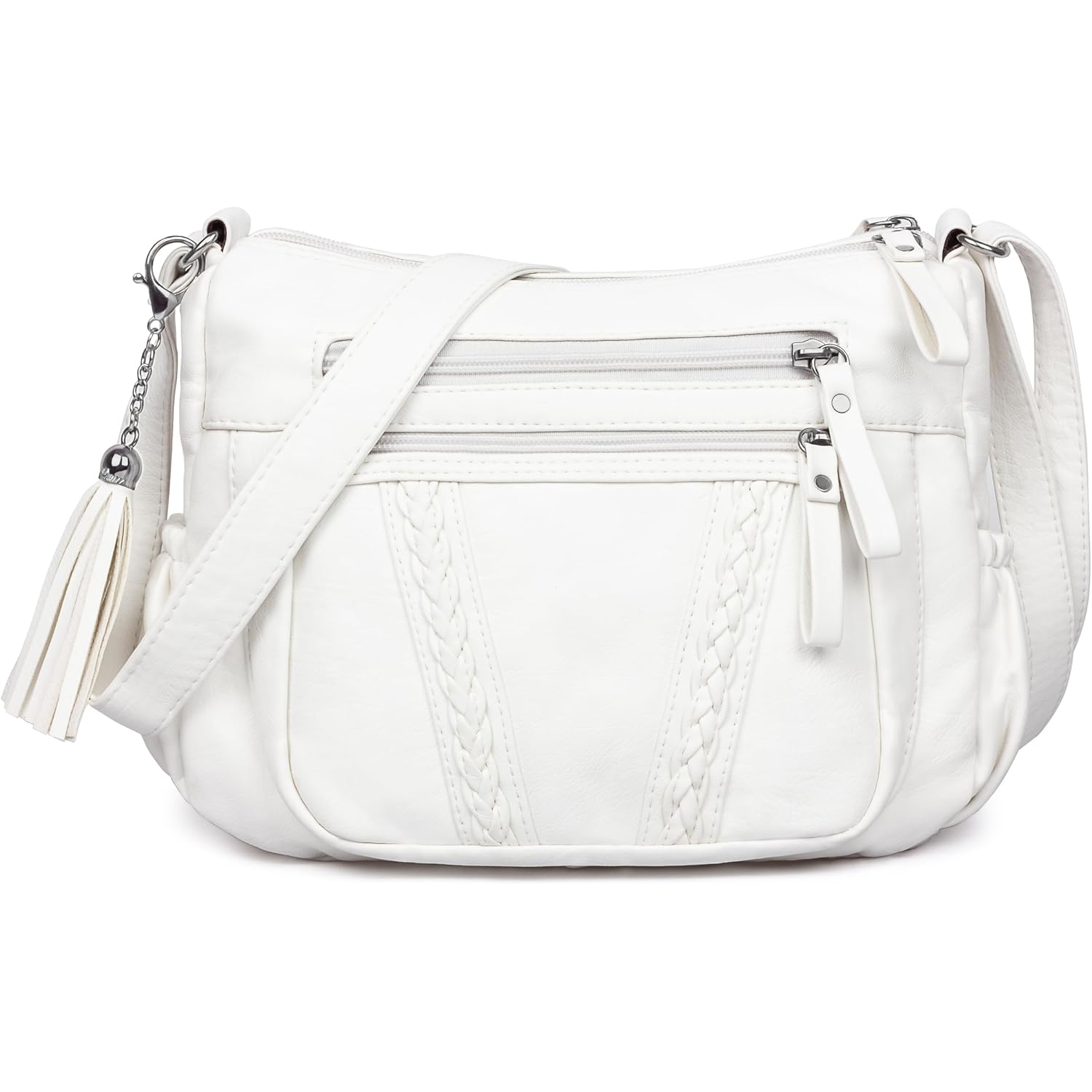 Volganik Rock Crossbody Bag For Women With Tassel Ladies Soft Pu Leather Purses And Handbag Pocketbooks